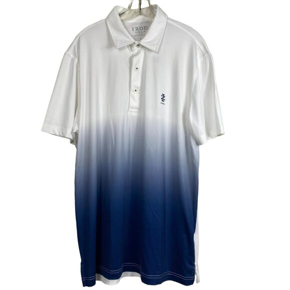 IZOD Classic-Fit Performance Golf Polo Shirt Stretch Size Medium - Picture 2 of 10
